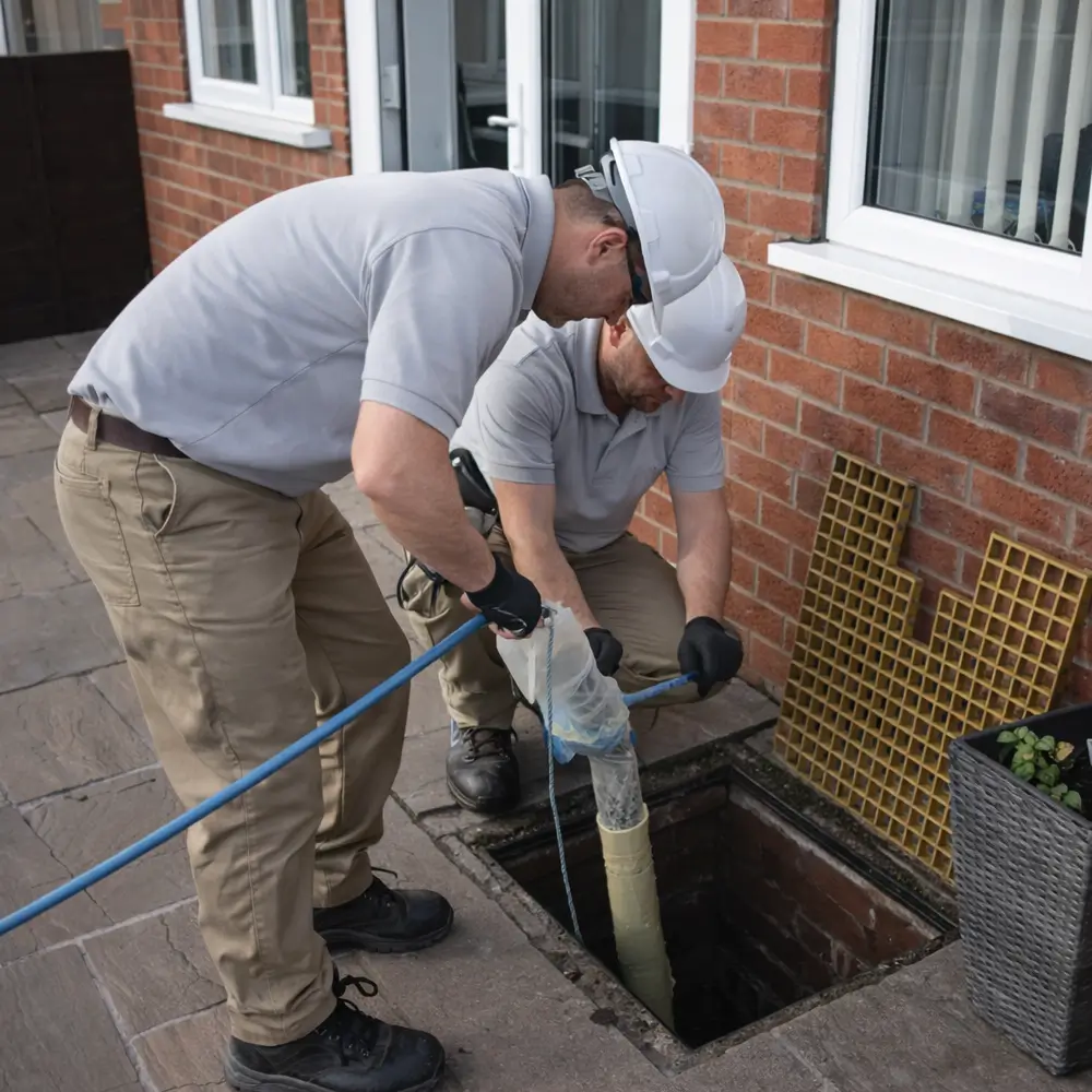 Blocked drain repair service in Guildford
